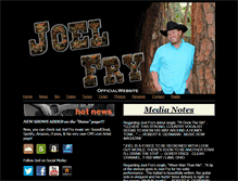 Tablet Screenshot of joelfry.com